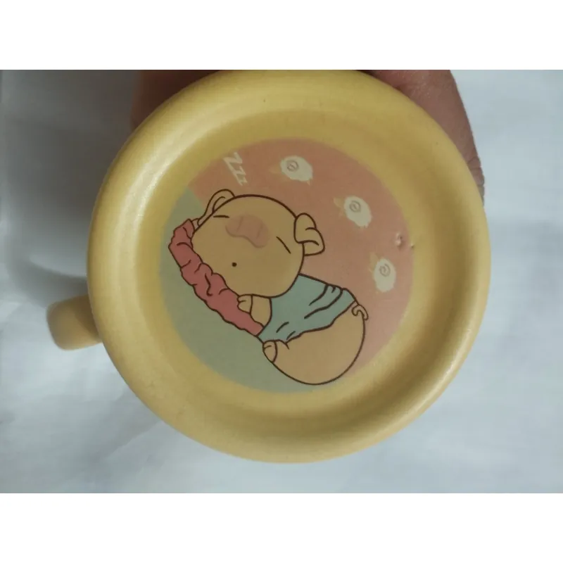 Ly gốm trang trí màu vàng 759197