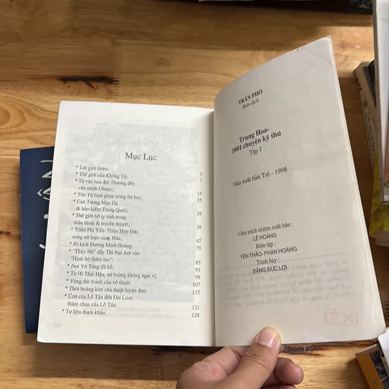 II Sách Về Trung Quốc: Trung Hoa _ 1001 Chuyện Kỳ Thú - Trần Phò - 1998 701005