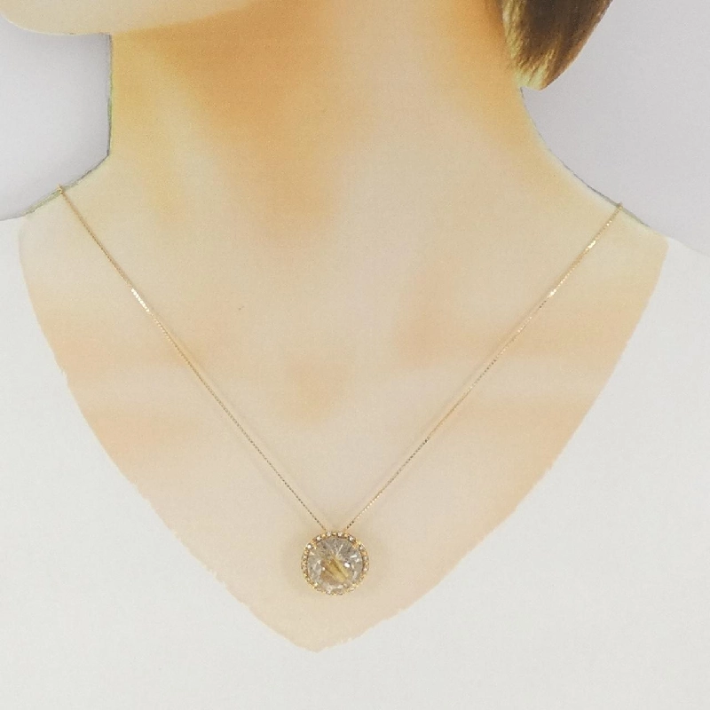 K18YG Thạch anh rutile - Hàng hiệu Authentic 863694