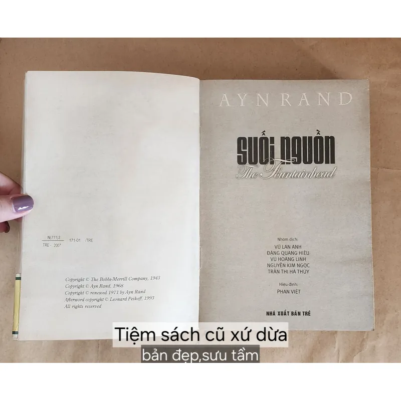 Tác phẩm văn học kinh điển SUỐI NGUỒN - Ayn Rand 716971