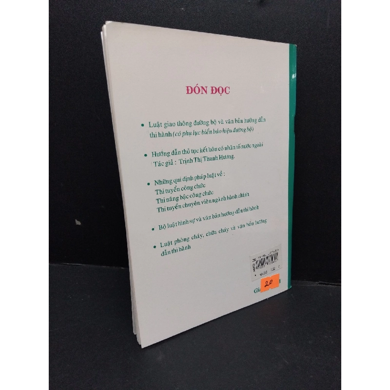 Tìm hiểu luật thuế giá trị gia tăng, luật thuế tiêu thụ đặc biệt, luật thuế thu nhập doanh nghiệp mới 80% bẩn bìa, ố nhẹ 2003 HCM1710 Trần Đình Việt GIÁO TRÌNH, CHUYÊN MÔN 917621