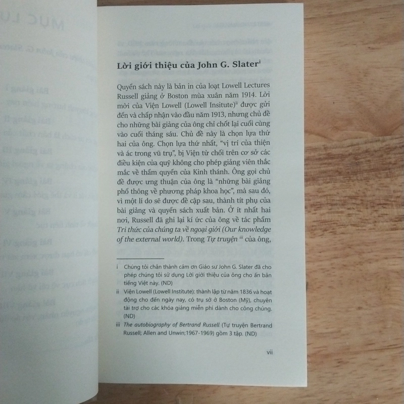 Sách triết: Tri thức của chúng ta về ngoại giới - Bertrand Russell 547890