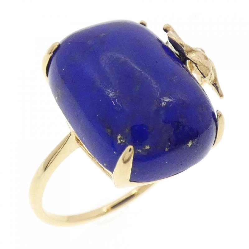 Nhẫn Lapis Lazuli K18YG Hình Cú 13.86CT 666468