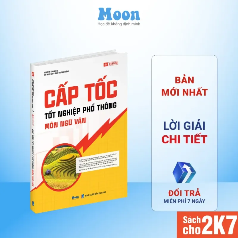 Sách tổng ôn cấp tốc lớp 12 ôn thi tốt nghiệp phổ thông môn Ngữ Văn 1041560