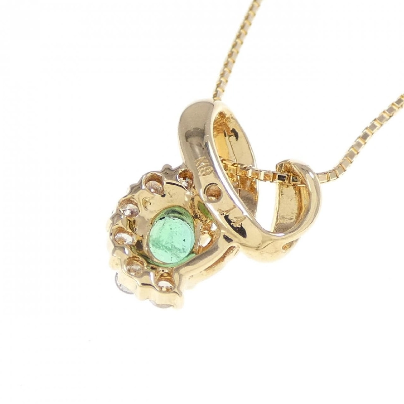 K18YG Emerald Necklace - Hàng hiệu Authentic 858596