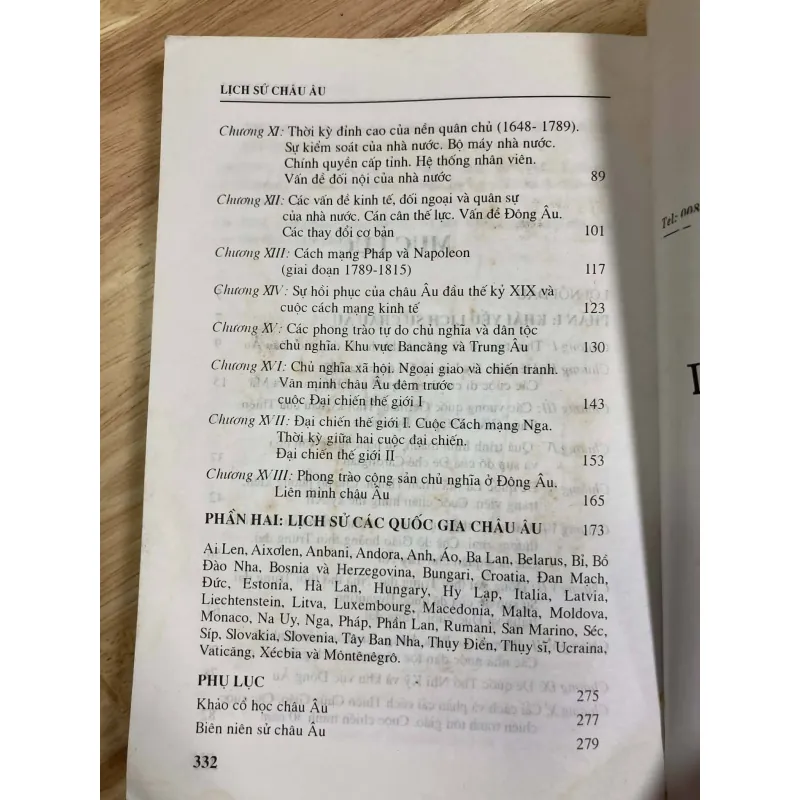 Lịch Sử Châu Âu - Đỗ Đức Thịnh Biên Soạn 961382