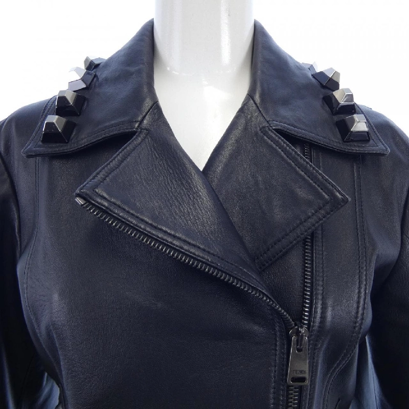 【Mã giảm giá】Áo khoác da FENDI 641830