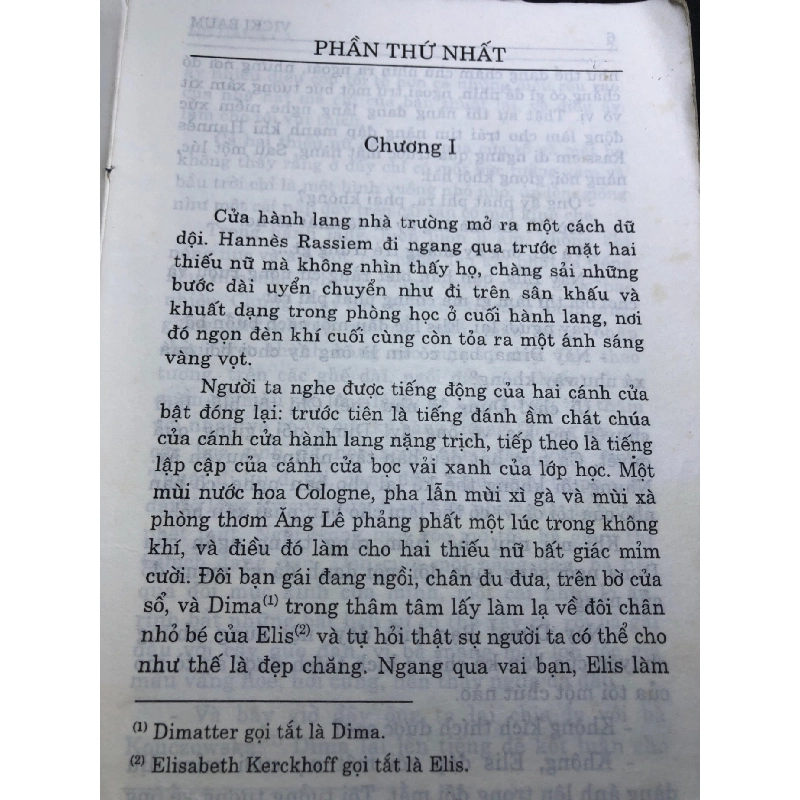 Nữ danh ca 2001 mới 70% ố bẩn nhẹ Vicki Baum HPB0906 SÁCH VĂN HỌC 914780