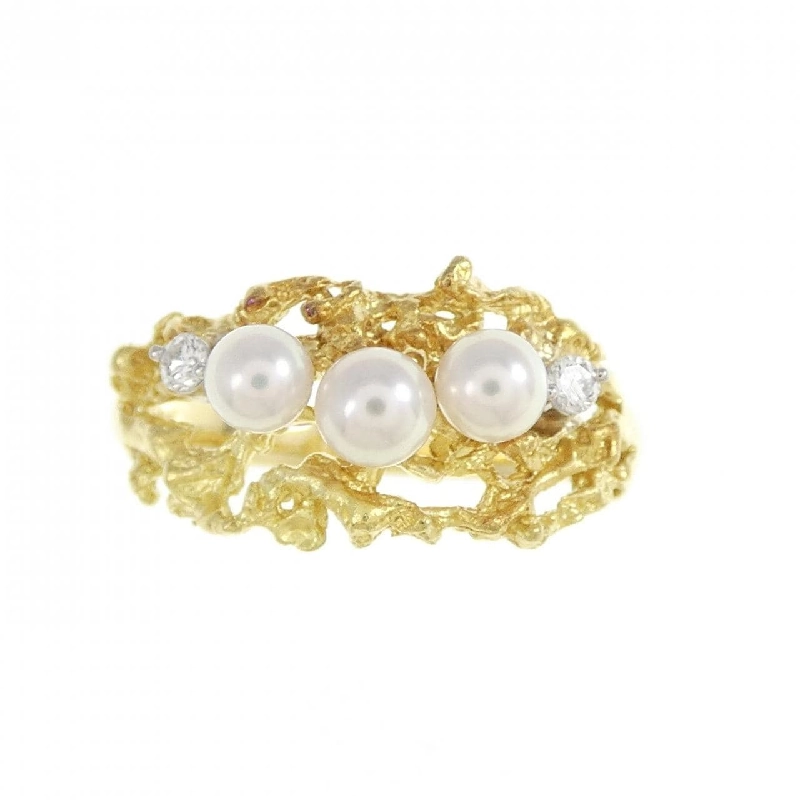 Nhẫn ngọc trai Akoya K18YG 672626