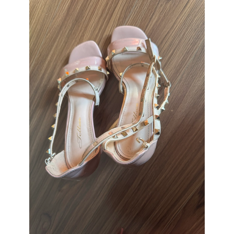 Giày cao gót size 36 màu hồng nhạt 548507