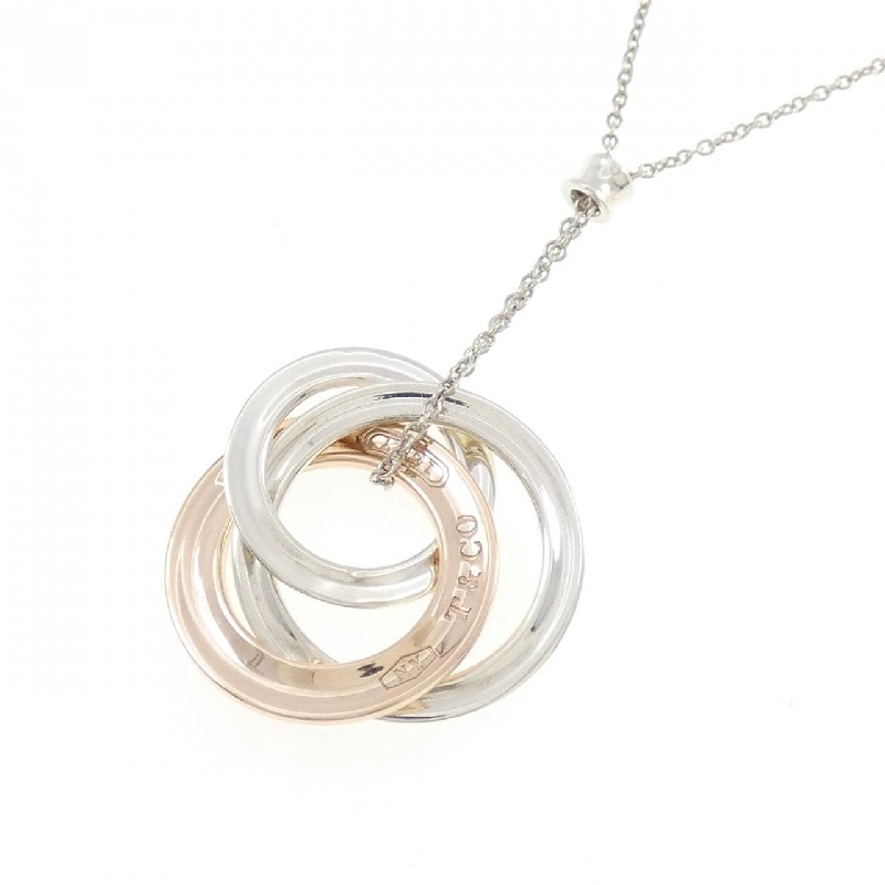 Tiffany 1837 Vòng cổ hình tròn đan xen - Hàng hiệu Chính hãng 839624