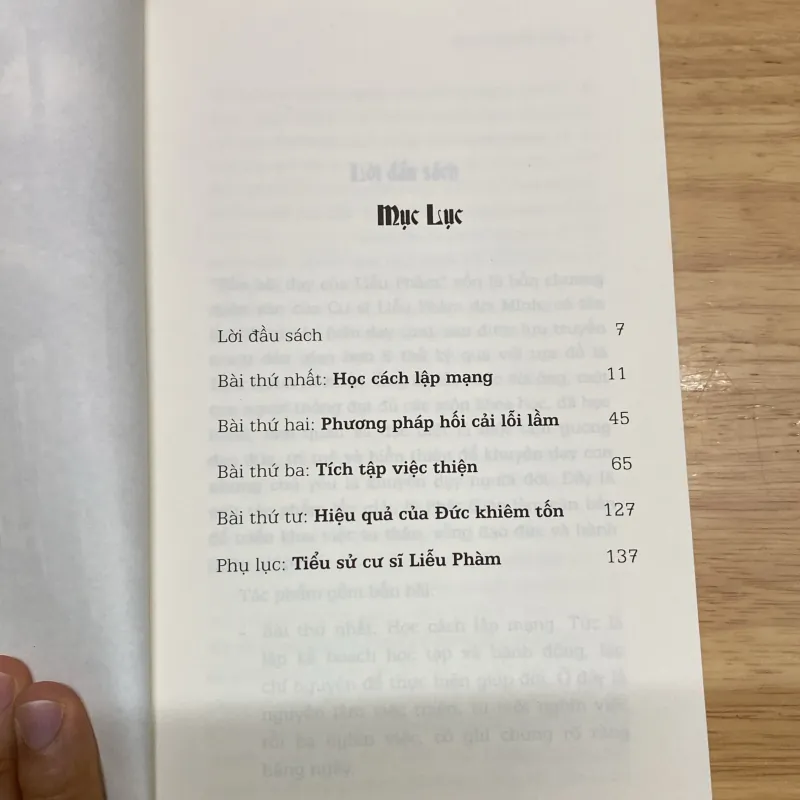 [Mới + Rẻ + Đáng đọc] LIỄU PHÀM TỨ HUẤN - Tích tập phúc đức, cải tạo vận mệnh 958496