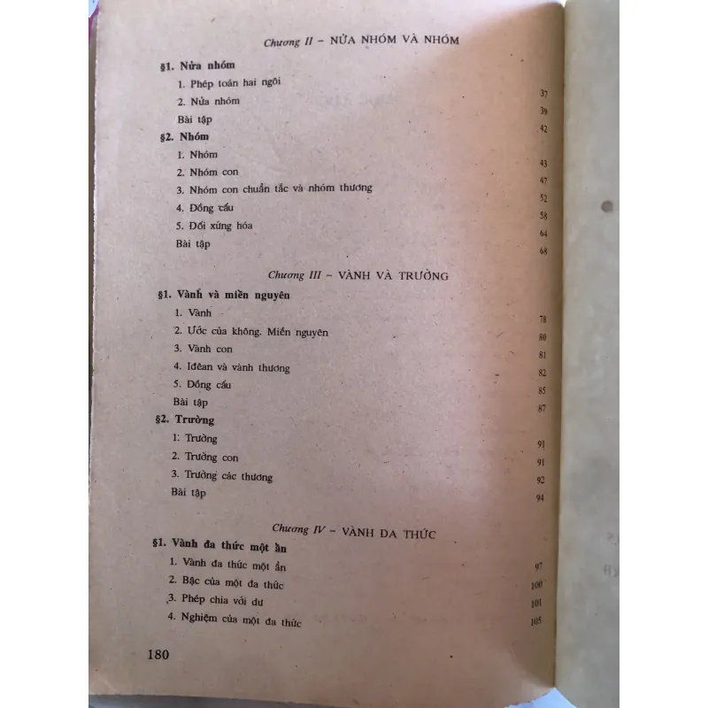 Đại số đại cương - Hoàng Xuân Sính  1025905