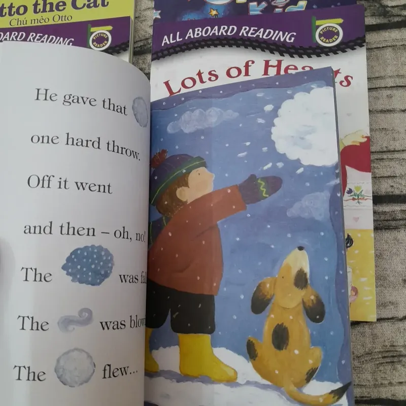 7 tập sách All Aboard Reading- Otto the cat*&Pig out... Truyện màu song ngữ 706840