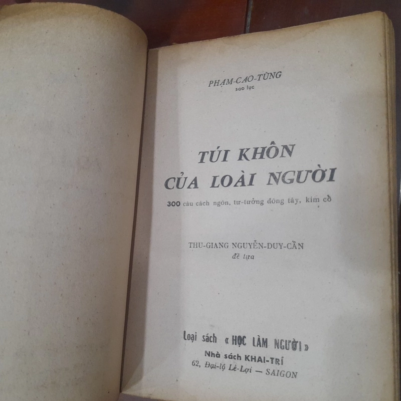 Phạm Cao Tùng - TÚI KHÔN CỦA LOÀI NGƯỜI 548244