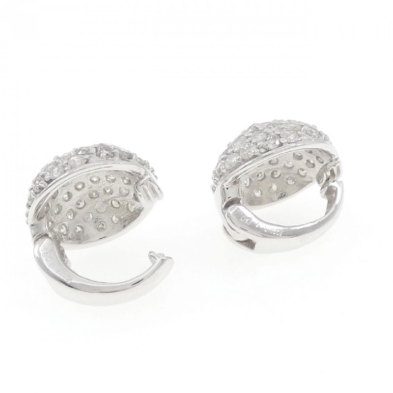 K18WG Bông tai kim cương Pavé 2.12CT - Hàng hiệu Chính hãng 878126