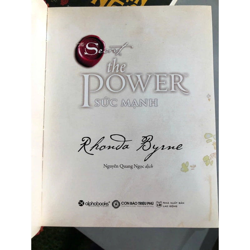 SỨC MẠNH -Rhonda Byrne 444707