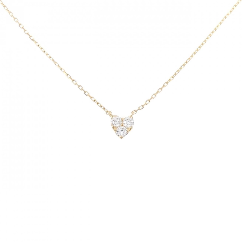 K18YG Dây chuyền kim cương hình trái tim 0.11CT - Hàng hiệu Chính hãng 864736
