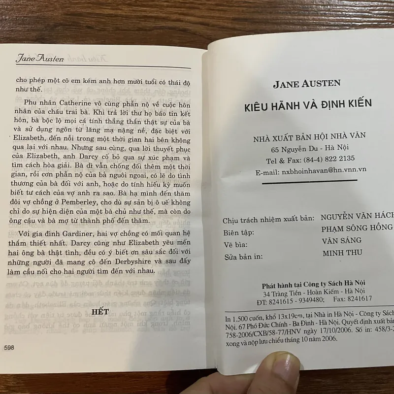 Kiêu hãnh và định kiến - Jane Austen  (t4) 591848