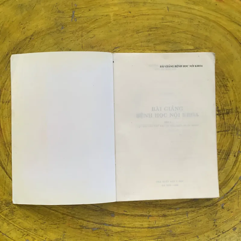 BÀI GIẢNG BỆNH HỌC NỘI KHOA - trường đại học y hà nội 1029461