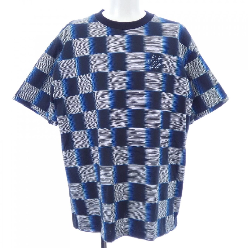 Áo thun ngắn tay cotton Damier LOUIS VUITTON HQY20WFXK - Hàng hiệu Chính hãng 891593