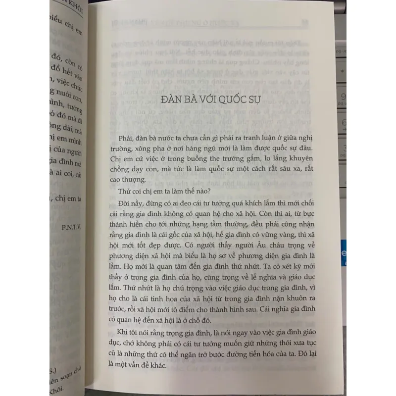 VẤN ĐỀ PHỤ NỮ Ở NƯỚC TA - PHAN KHÔI 722925