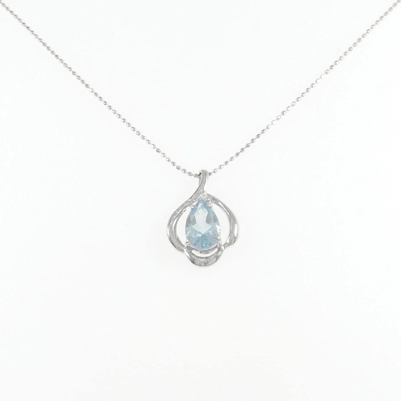 K18WG Aquamarine Necklace - Hàng hiệu Authentic 864200