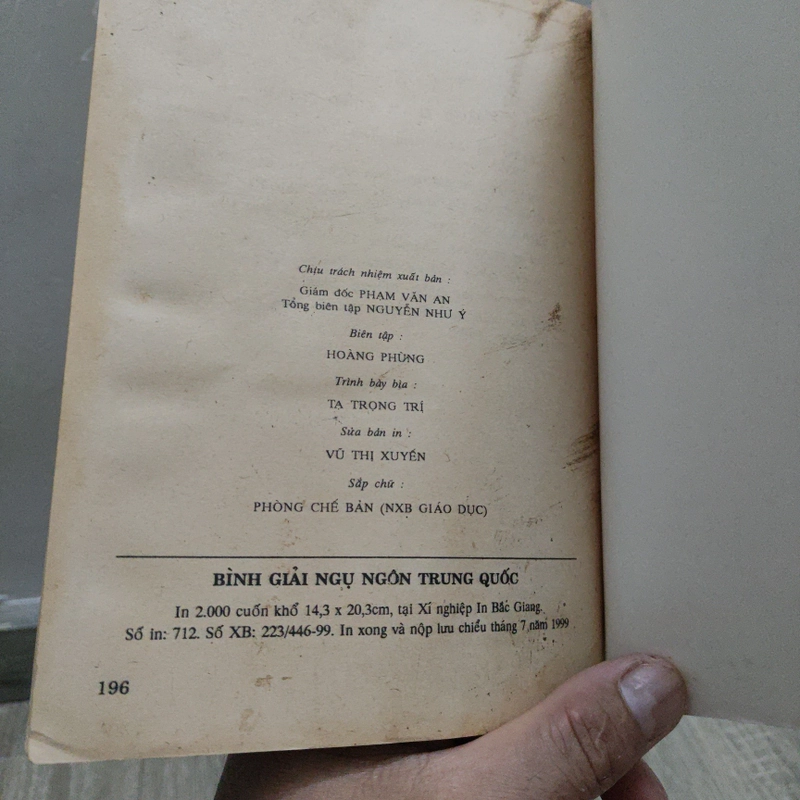 Bình Giải Ngụ Ngôn Trung Quốc - Trương Chính 520892