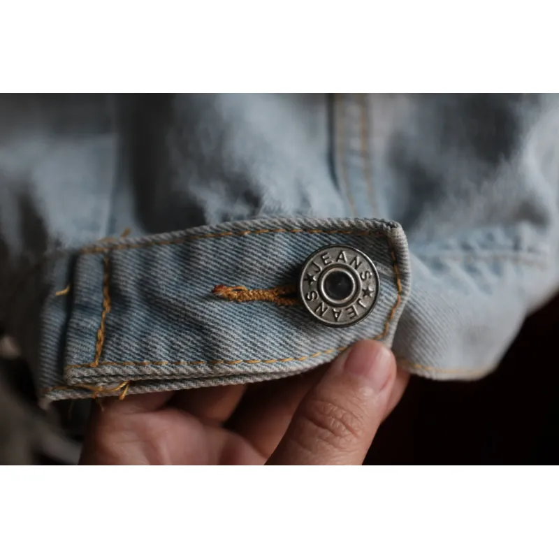 Áo Khoác Jean Nam, in hình Superman độc đáo sau lưng 701738