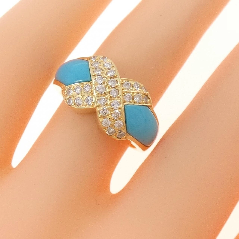 Nhẫn Turquoise K18YG 667647