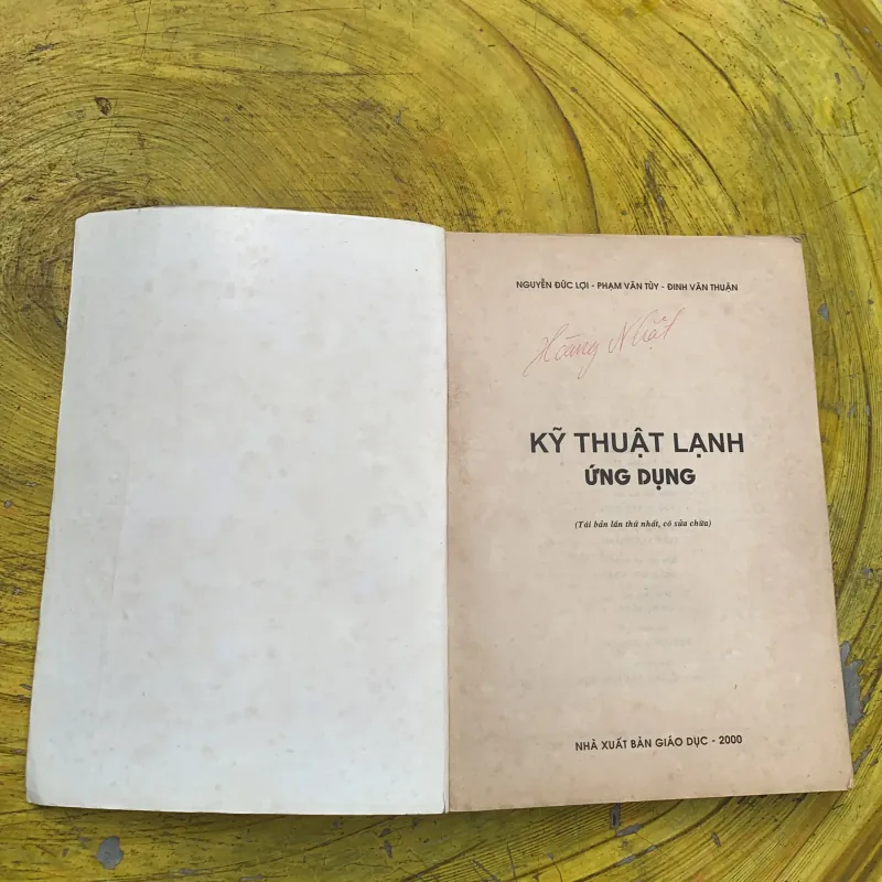 KỸ THUẬT LẠNH ỨNG DỤNG- NGUYỄN ĐỨC LỢI- PHẠM VĂN TUỲ - ĐINH VĂN THUẬN 753180