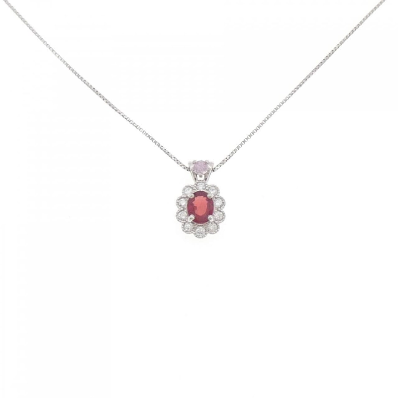 Dây chuyền ruby PT900/PT850 0.45CT - Hàng hiệu Chính hãng 862832