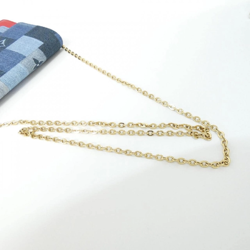 Louis Vuitton Denim Monogram Porte-Feuille Fleur Chain M69036 Chain Wallet - Hàng hiệu Authentic 806646