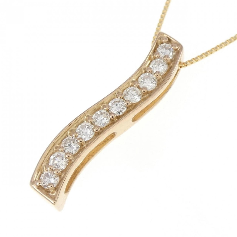 Dây chuyền kim cương K18PG/K18YG 0.33CT - Hàng hiệu Chính hãng 863607