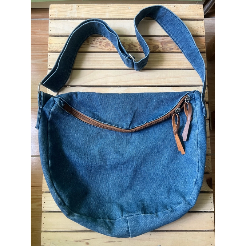 Túi xách jeans nữ đeo chéo, đeo thẳng đều được, rộng rãi đựng được nhiều đồ 522452
