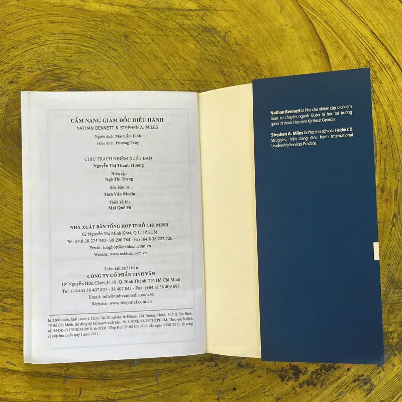 CẨM NANG GIÁM ĐỐC ĐIỀU HÀNH - nathan bennett & stephen a. miles 1002476