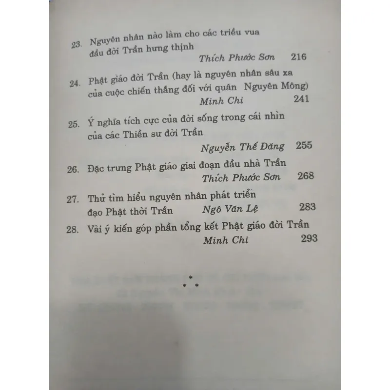 THIỀN HỌC ĐỜI TRẦN 301856