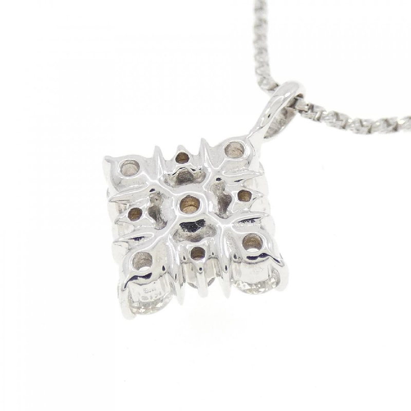 K18WG Dây chuyền kim cương - Hàng hiệu Chính hãng 866566