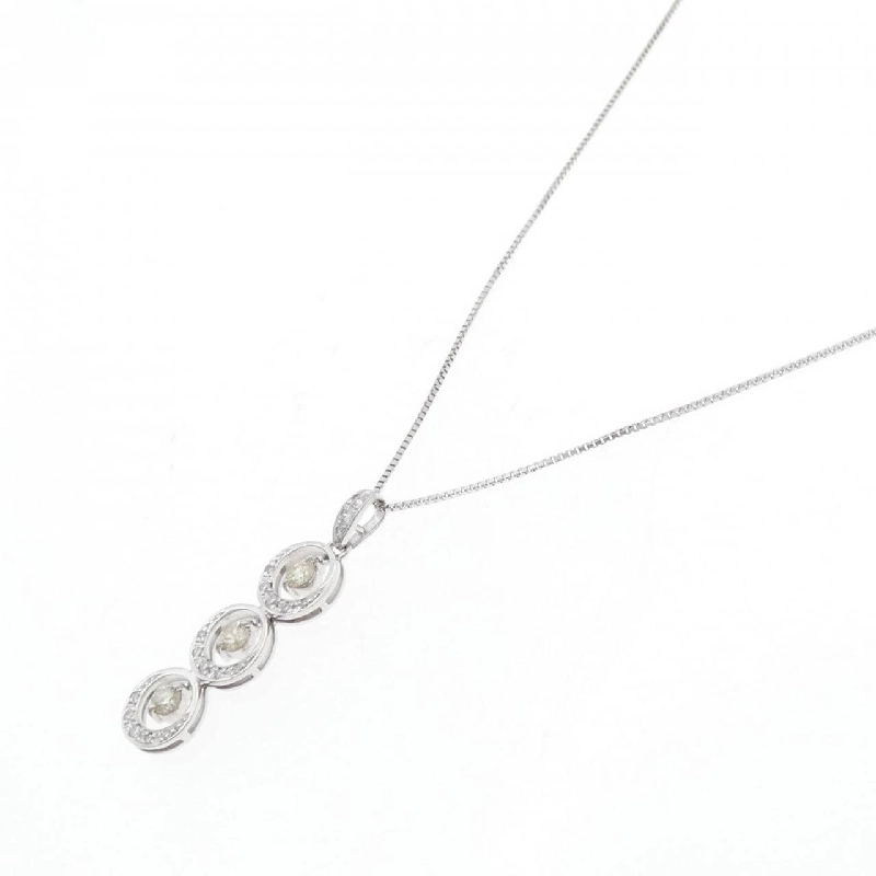 K18WG Dây chuyền kim cương 0.50CT - Hàng hiệu Chính hãng 859264