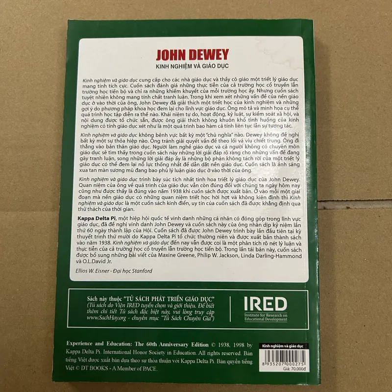 JOHN DEWEY kinh nghiệm và giáo dục 569302