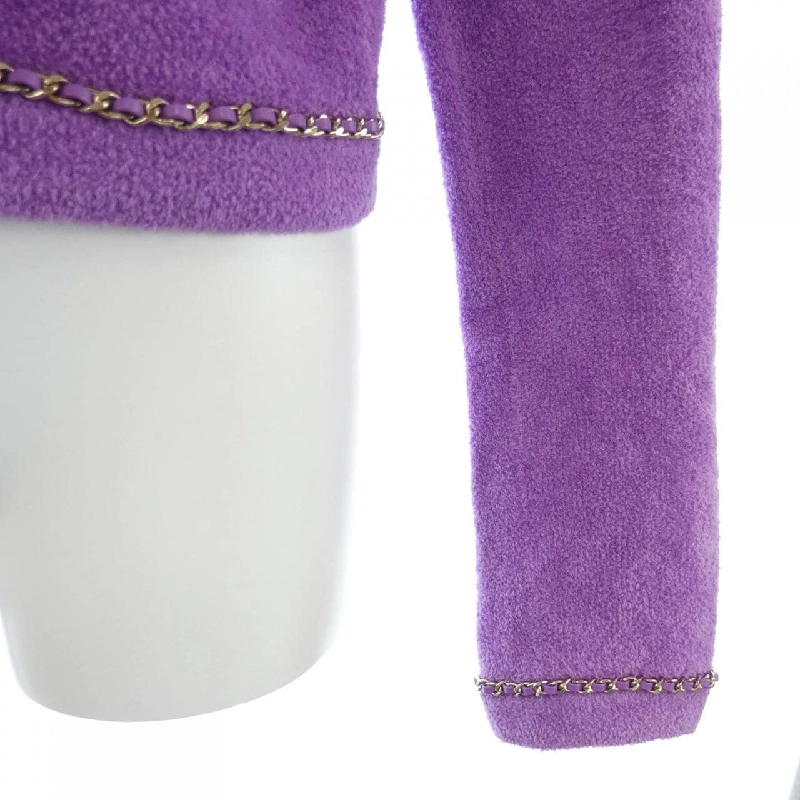 Áo khoác không cổ CHANEL 633288