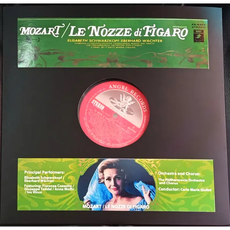 Đĩa than nhạc  MOZART / ĐÁM CƯỚI NÀNG FIGARO (TRÍCH ĐOẠN) 1018062