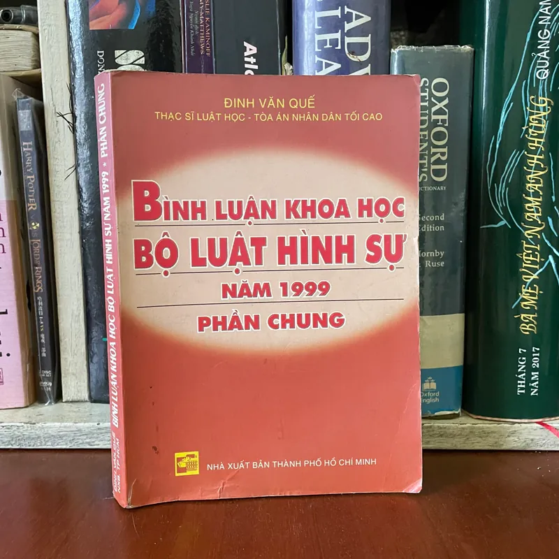 [Chữ Ký Tác Giả] - II Tựa sách: Bình Luận Khoa Học Bộ Luật Hình Sự Năm 1999 - Đinh Văn Quế 561463
