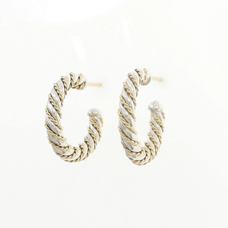 【Cổ điển】Bông tai Tiffany 925/750YG 665618