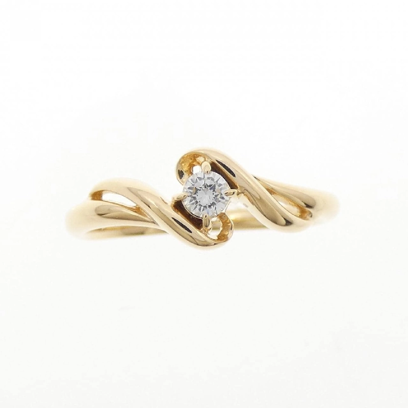 Nhẫn kim cương K18YG 0.08CT - Hàng hiệu chính hãng 853602