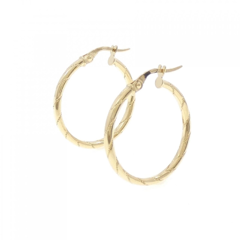 Bông tai hoop 750YG - Hàng hiệu Authentic 871039