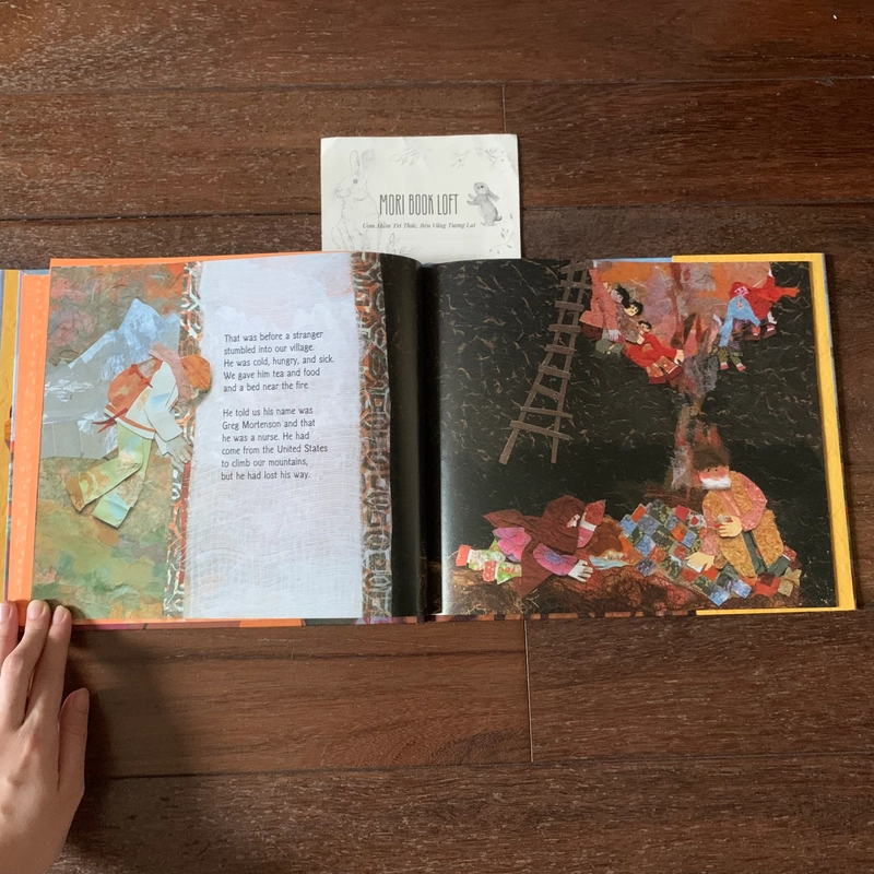 Sách tranh tiếng anh Listen to the Wind: The Story of Dr. Greg and Three Cups of Tea, Used 479275