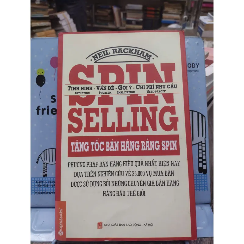 Sách: Spin Selling - tăng tốc bán hàng bằng Spin - Tác giả: Neil Rackham 608107