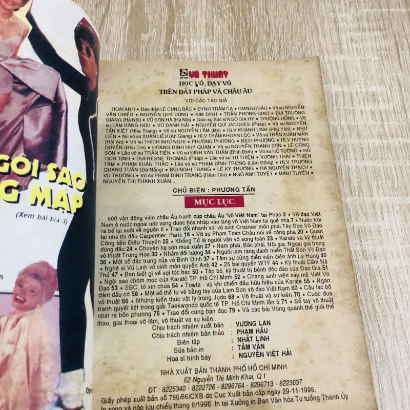 SỔ TAY VÕ THUẬT- HỌC VÕ DẠY VÕ VIỆT NAM TRÊN ĐẤT PHÁP & CHÂU ÂU 544384