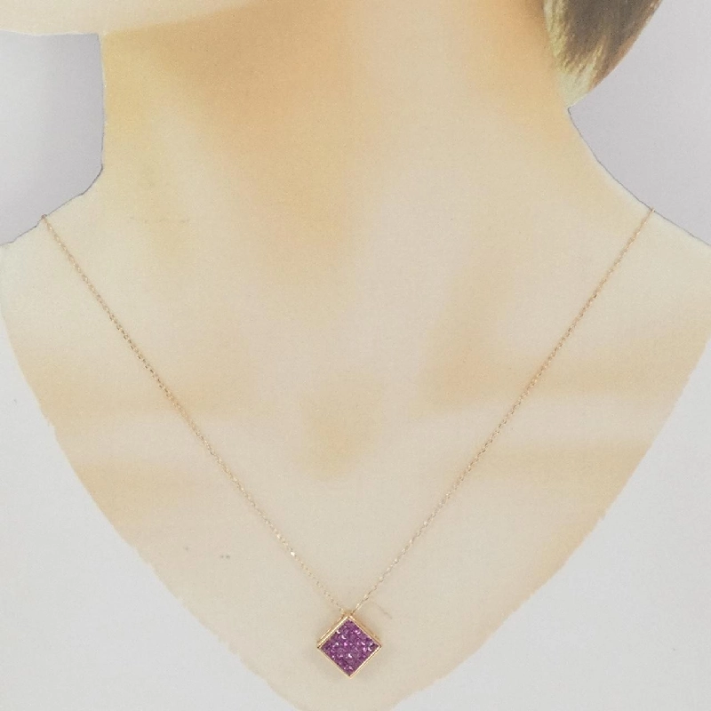 K18PG Garnet Necklace - Hàng hiệu Authentic 860457